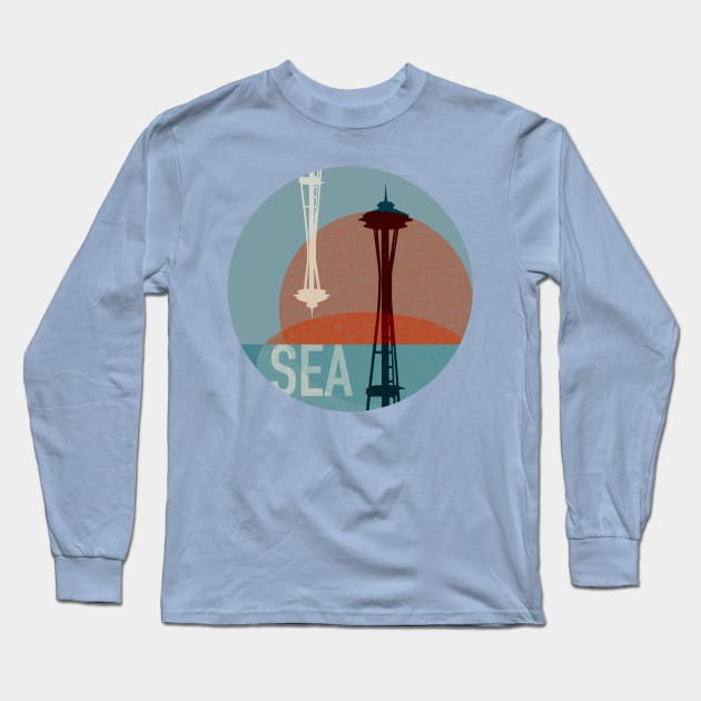 Summer in Seattle I Long Sleeve T-Shirt by The Calvarium